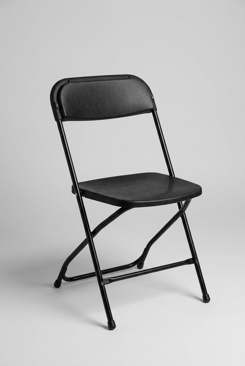 Plastic Steel Folding Chair