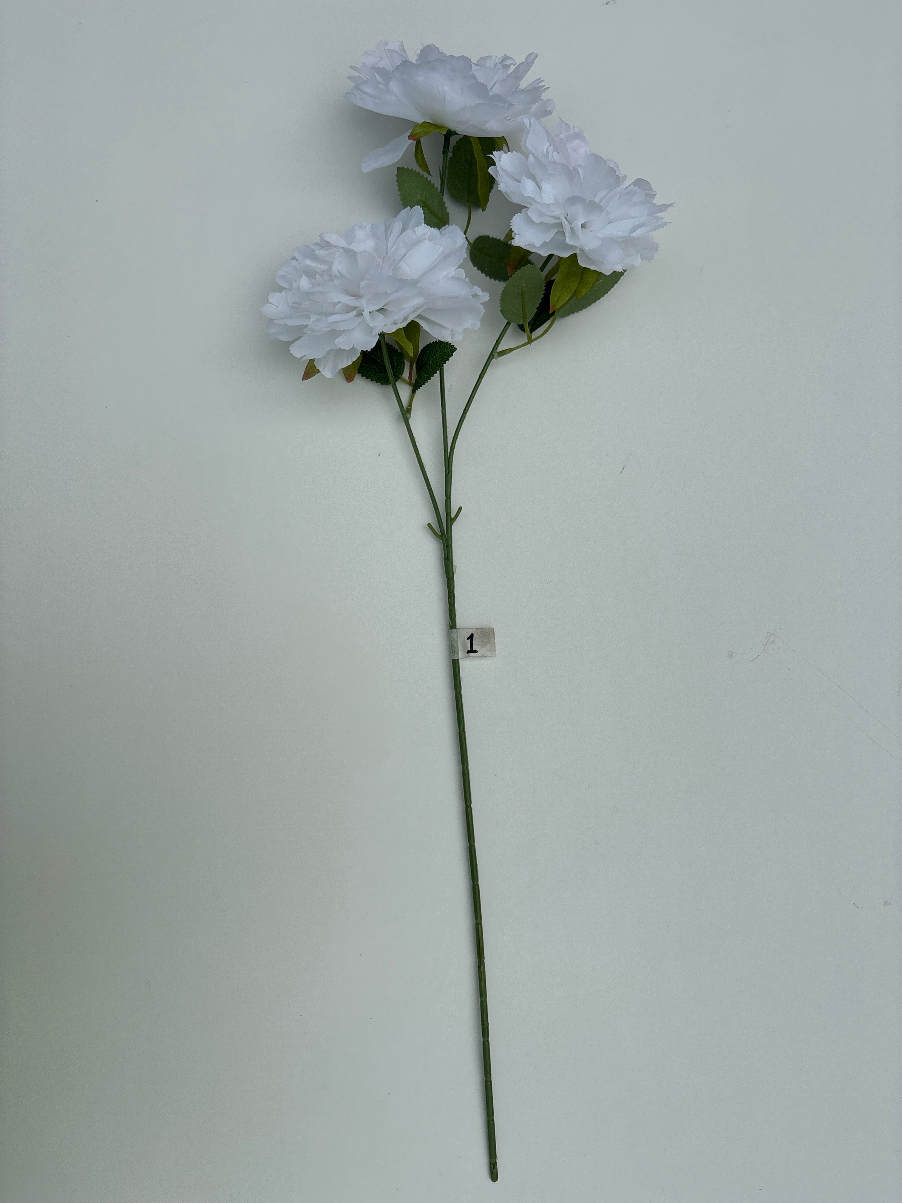 White Silk Peonies - 26"
