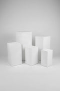 Pedestal Plinth Stands (Square) - Set of 5