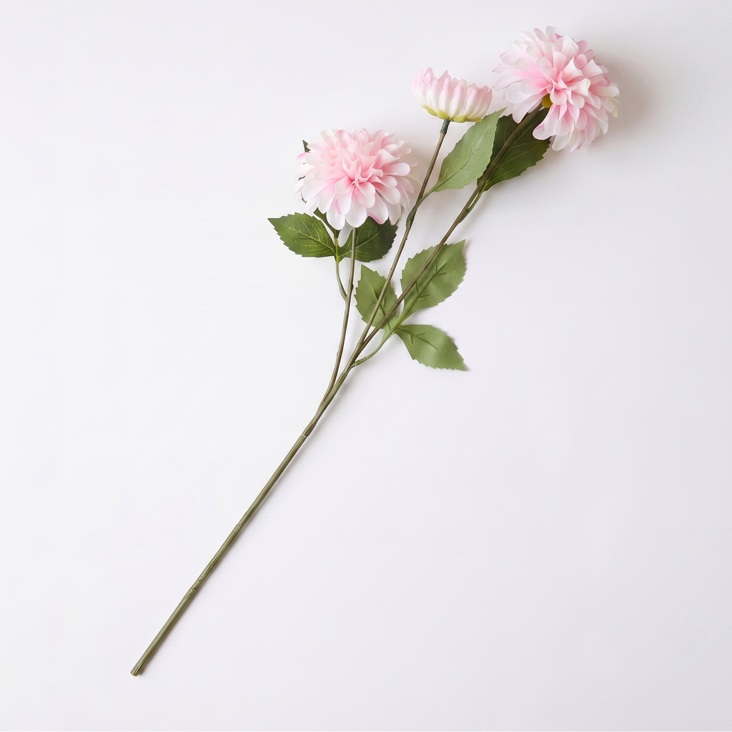 Two-Tone Pink Silk Dahlia - 29"
